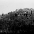 Schloss Hohenbaden im Morgentau