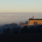 Schloss Hoheneck - aus dem Nebel erwacht