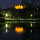 Schloss Hoheneck bei Nacht