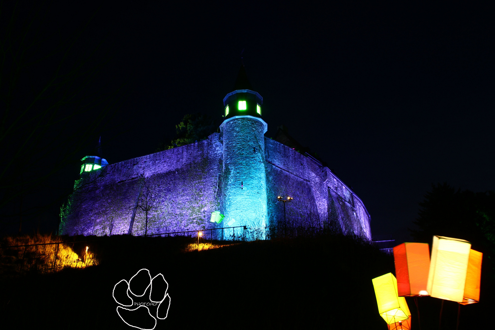 Schloss Hohenlimburg beleuchtet 2014