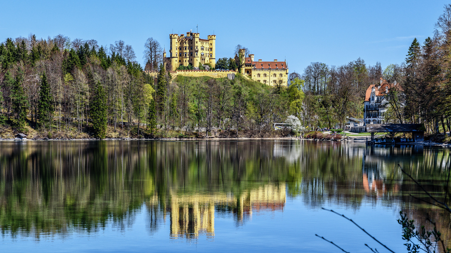 Schloss Hohenschwangau und Alpsee, Bayern