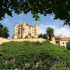 Schloss Hohenschwangau.......mit Natürlichen Rahmen.