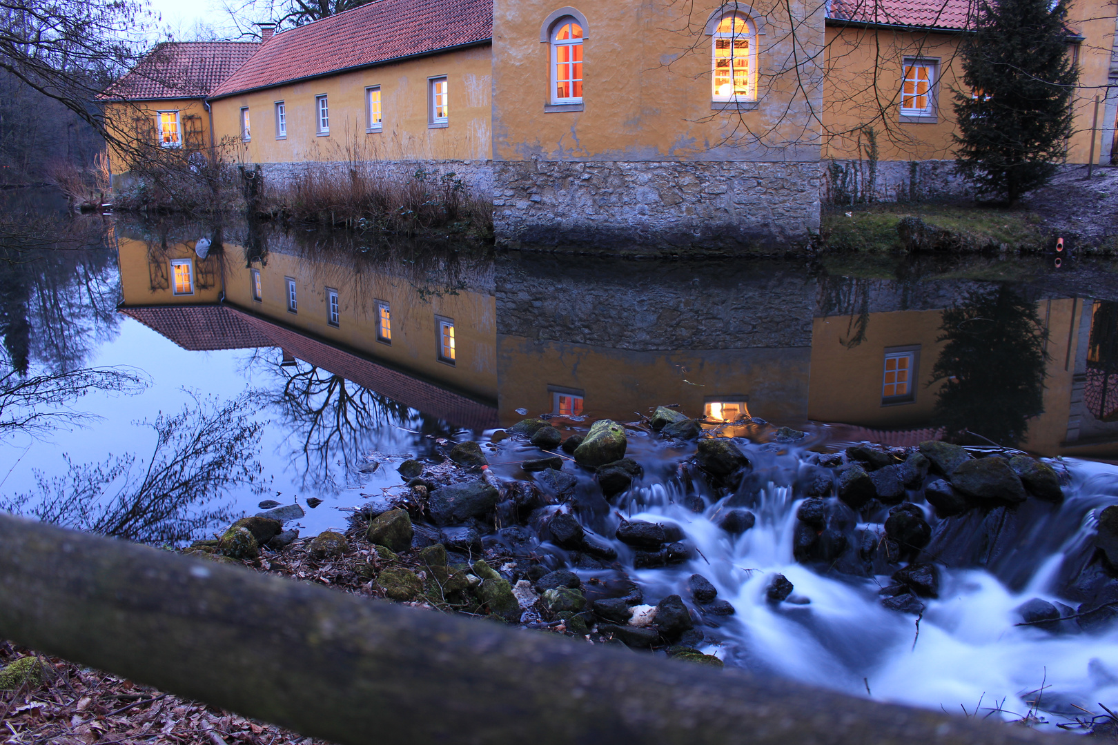 Schloss Holte Dämmerung