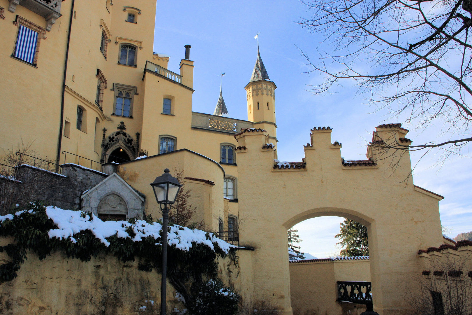 Schloss Hoohenschwangau, Innenhof