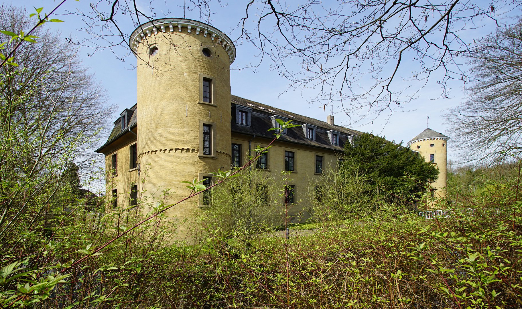 Schloss Horneburg, eingrahmt-