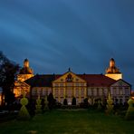 Schloß Hundisburg zur blauen Stunde