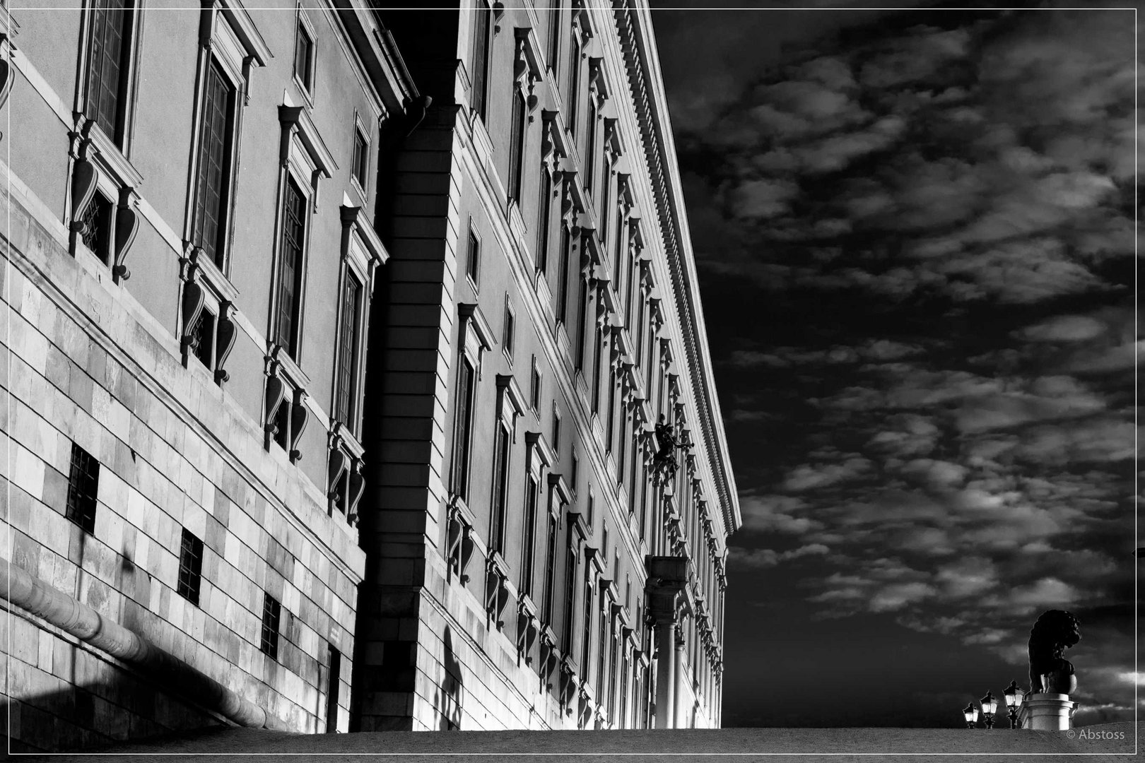 Schloss im Abendlicht