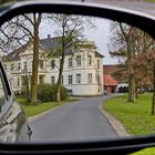 Schloss im Außenspiegel 