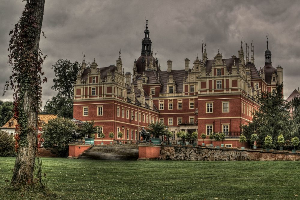 Schloss im Fürst Pückler Park in Bad Muskau