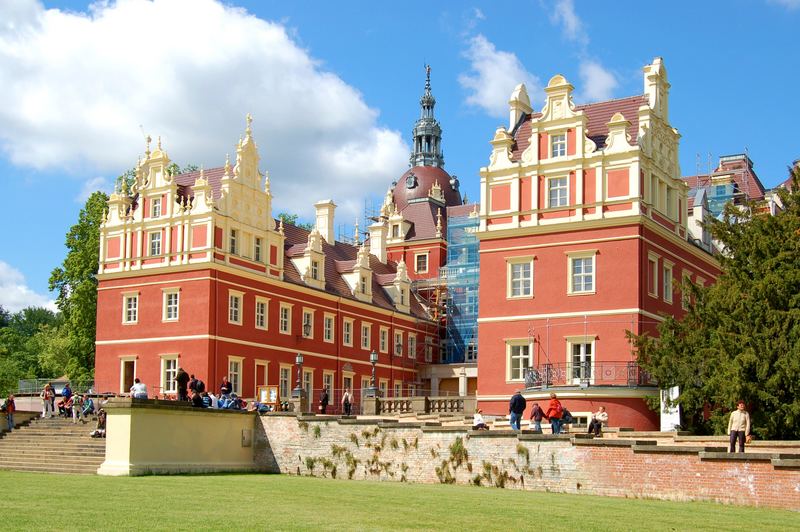 Schloss im Fürst-Pückler-Park in Bad Muskau 1 Foto &amp; Bild | sachsen ...