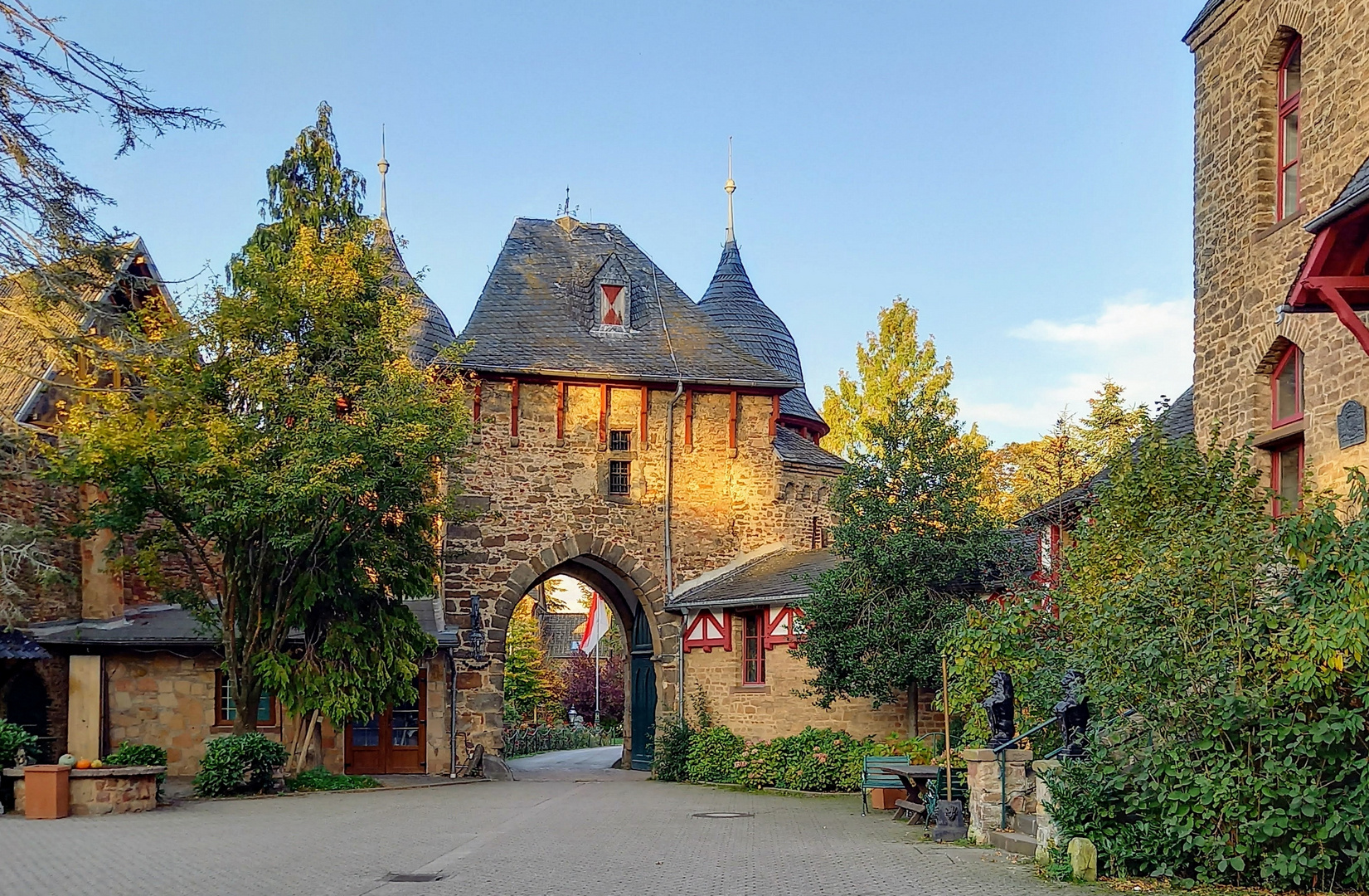 Schloss im Herbstlicht