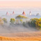 Schloss im Herbstnebel