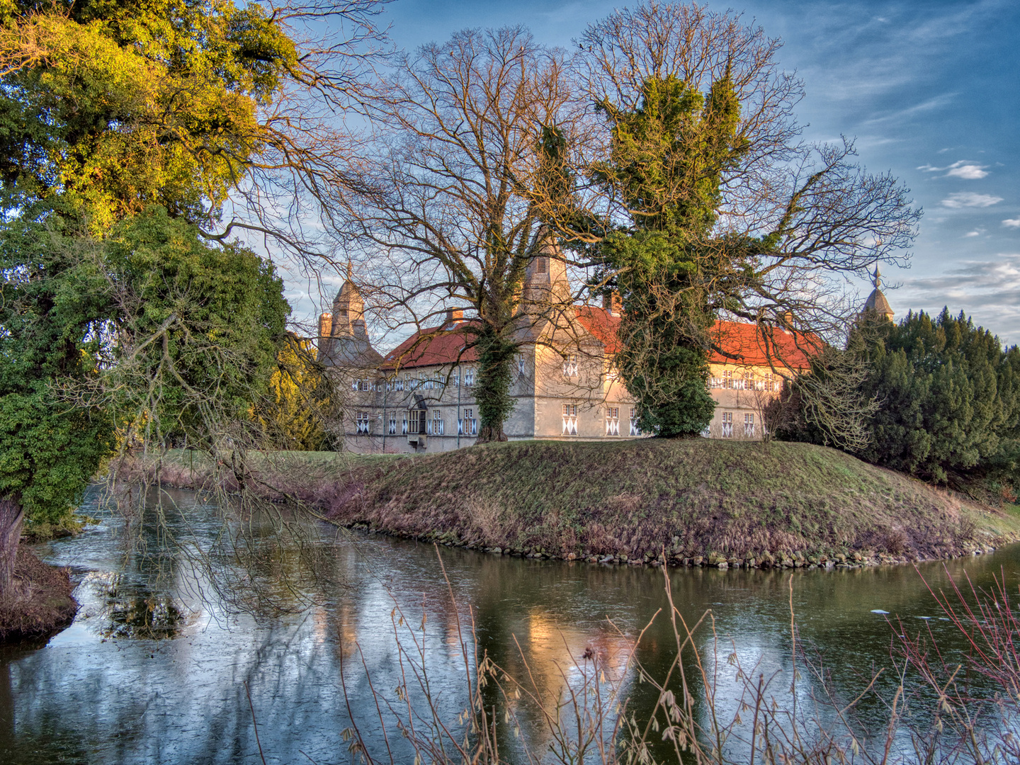 Schloss im Morgenlicht