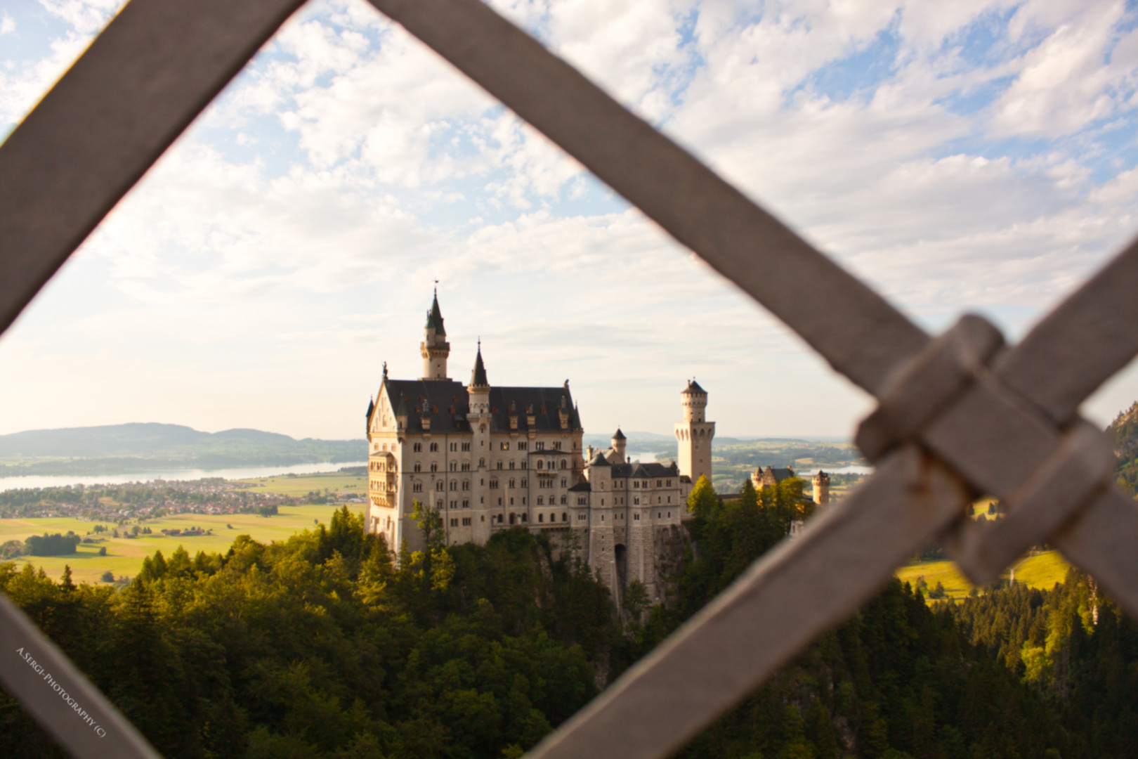 Schloss im Rahmen