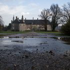 Schloss im Regen