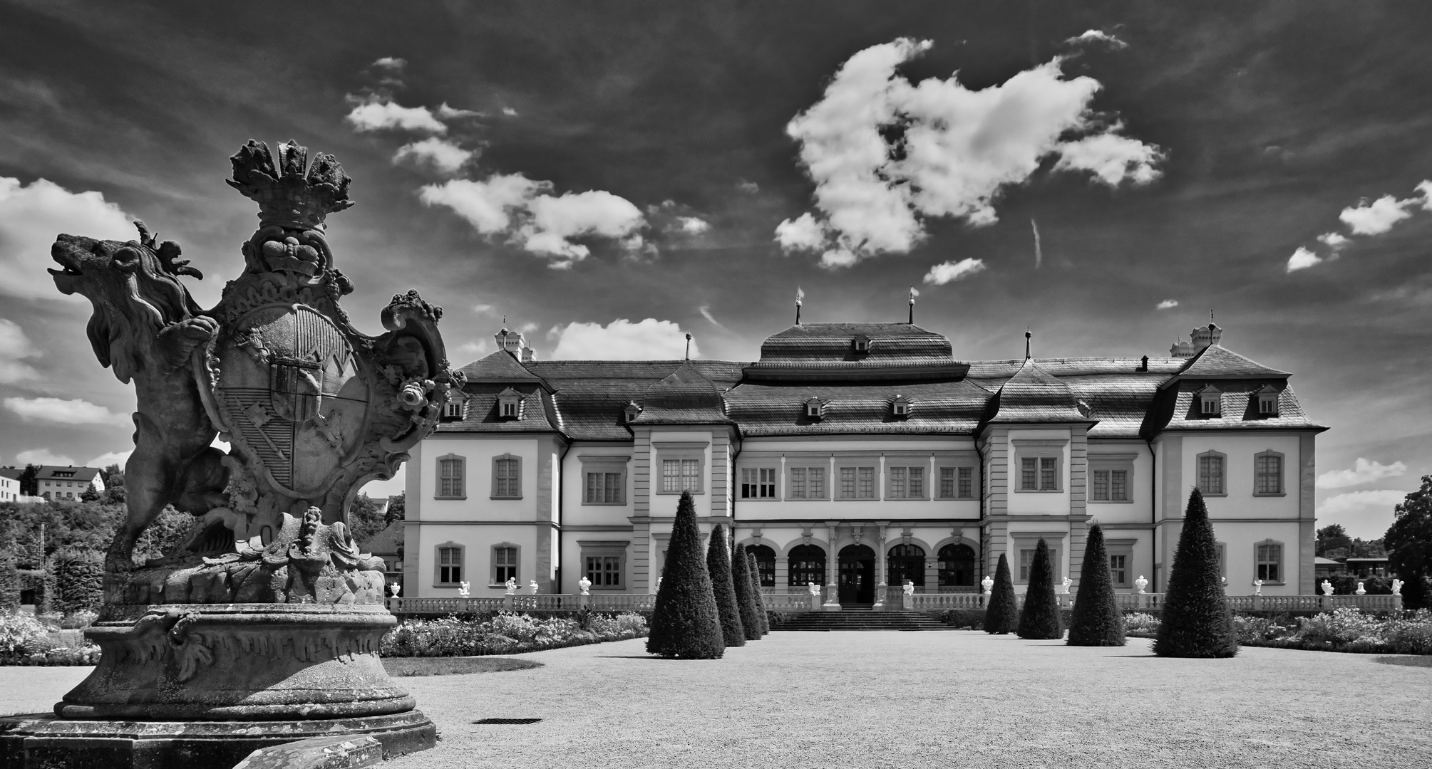 Schloss im Rokokogarten in Veitshöchheim