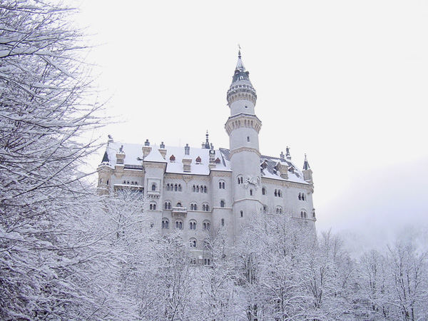 Schloss im Schnee...