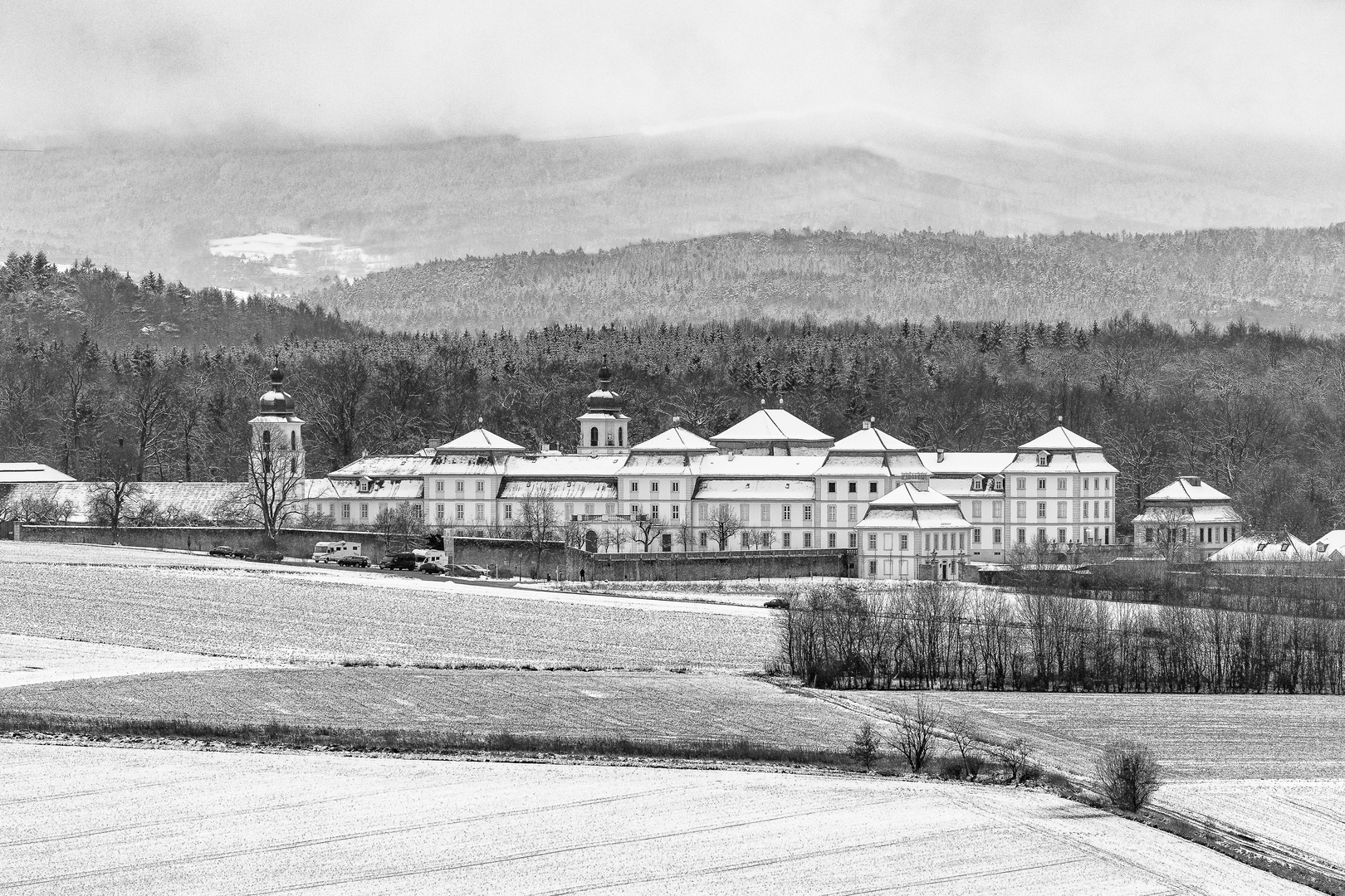 Schloss im Schnee