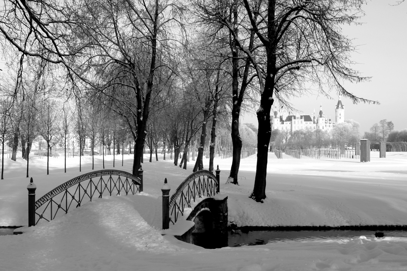 Schloss im Schnee