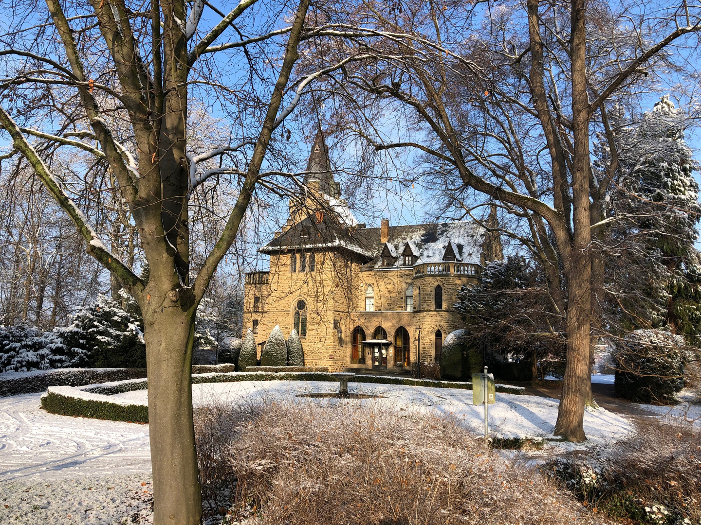 Schloss im Schnee