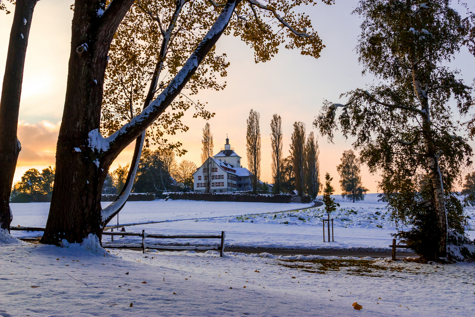 Schloss im Schnee