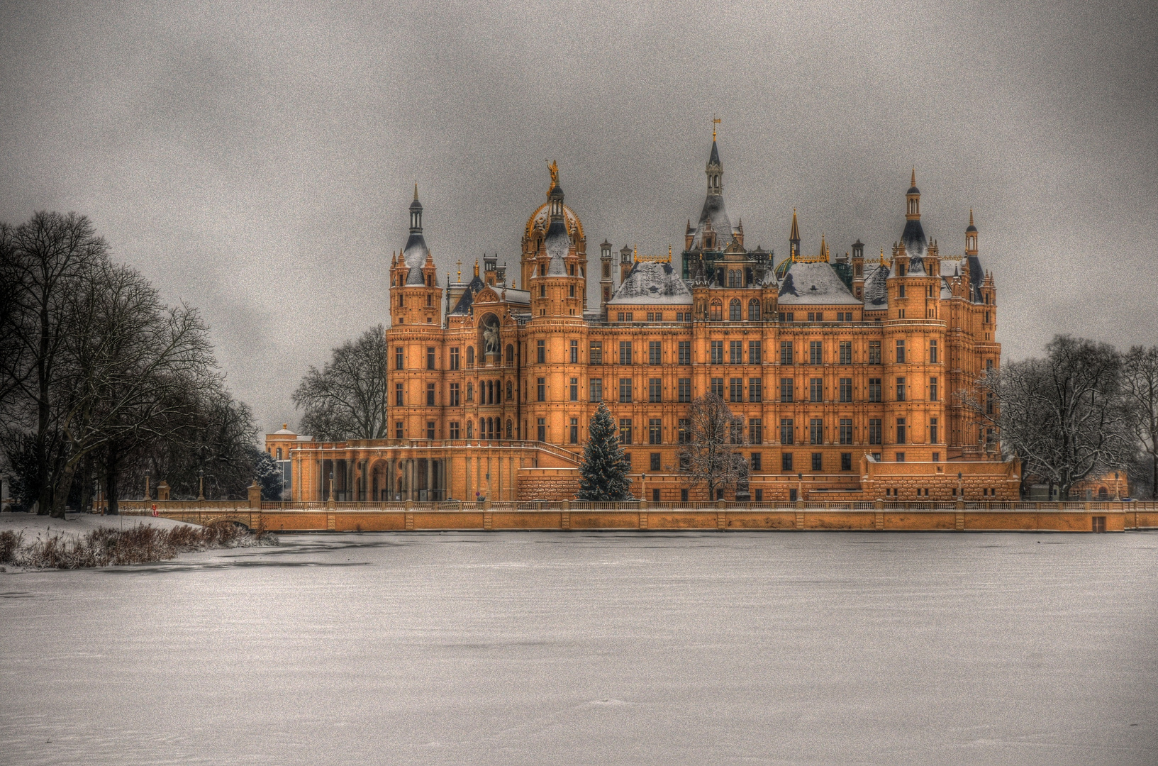 Schloss im Schnee