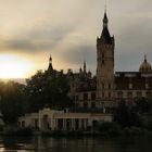 Schloss im Sonnenunterganf