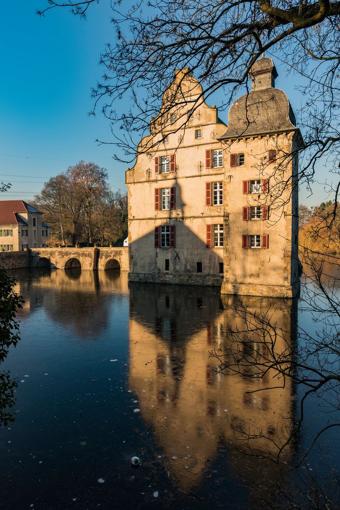 Schloss im Winterschlaf