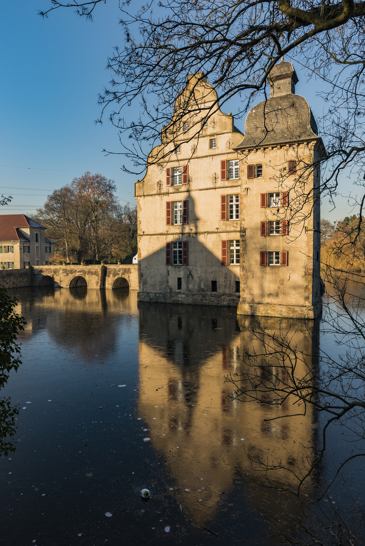 Schloss im Winterschlaf