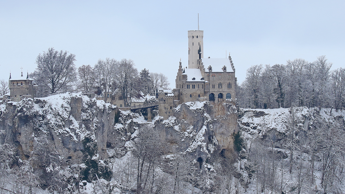Schloss im Winterschlaf
