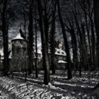 Schloss im Winterwald