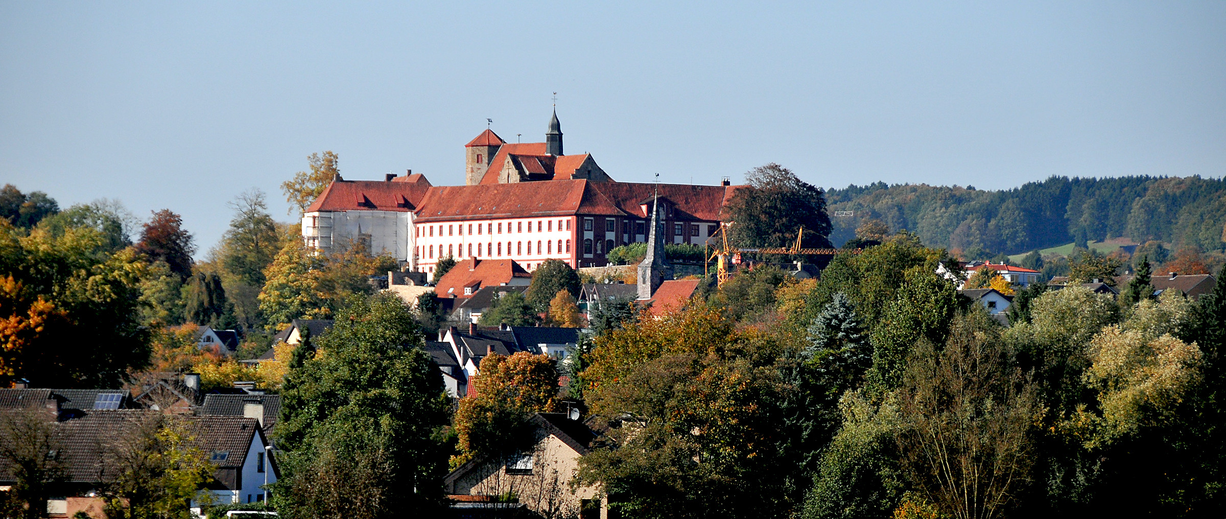 Schloss in Bad Iburg von seite Glane .