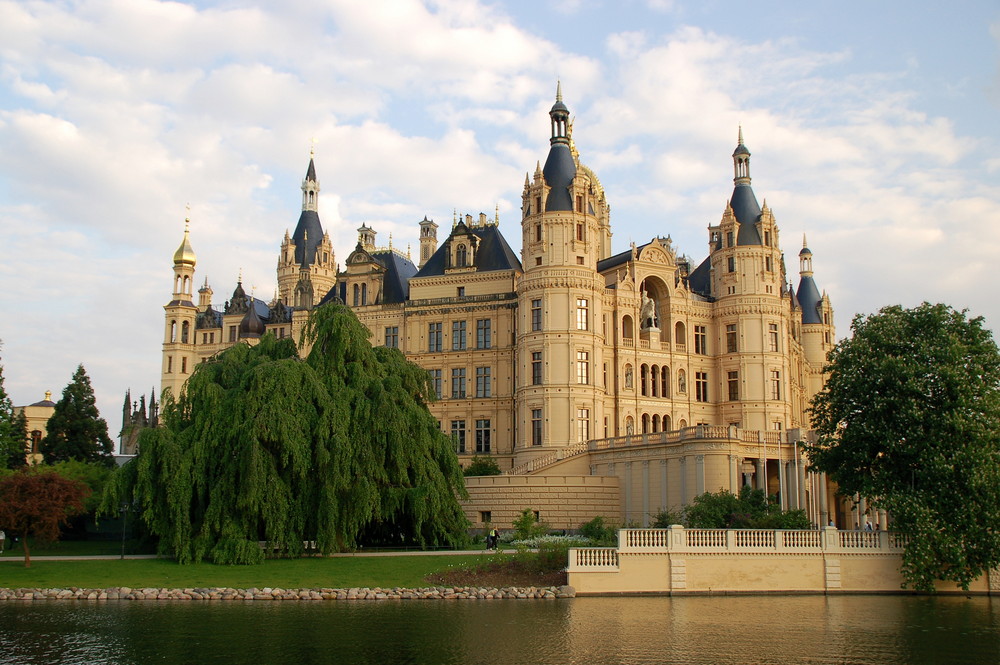 Schloss in der Abendsonne