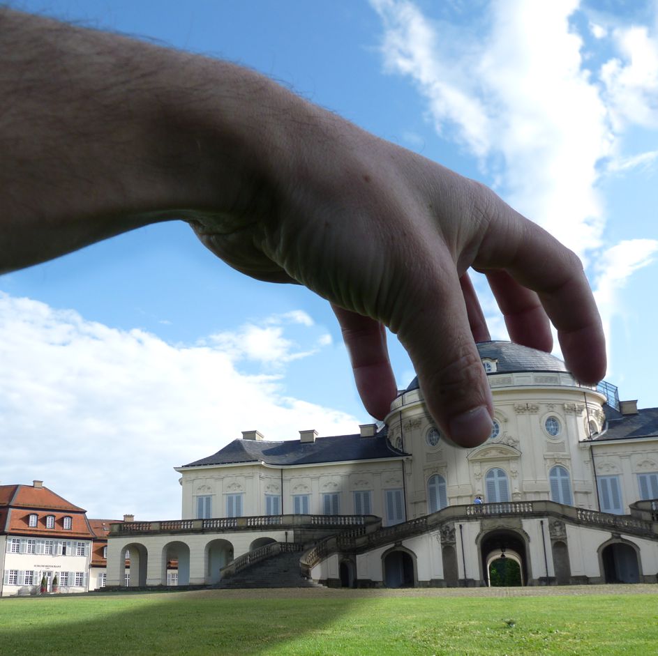 Schloß in der Hand