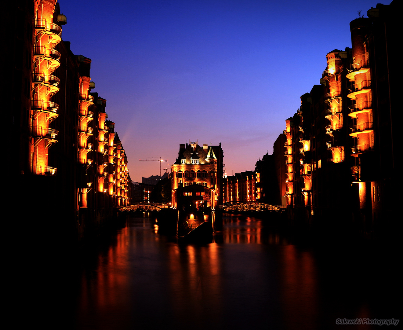 Schloss in der Speicherstadt