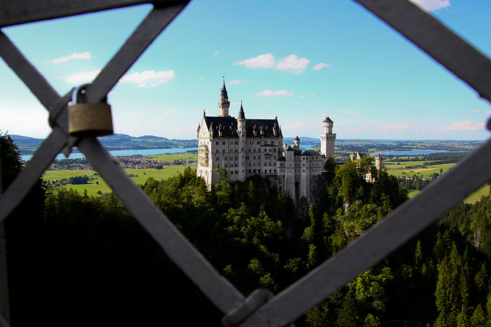 Schloss in doppelter Bedeutung