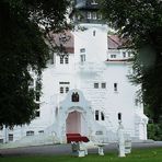 Schloß in Elstra, der Töpferstadt in der Oberlausitz