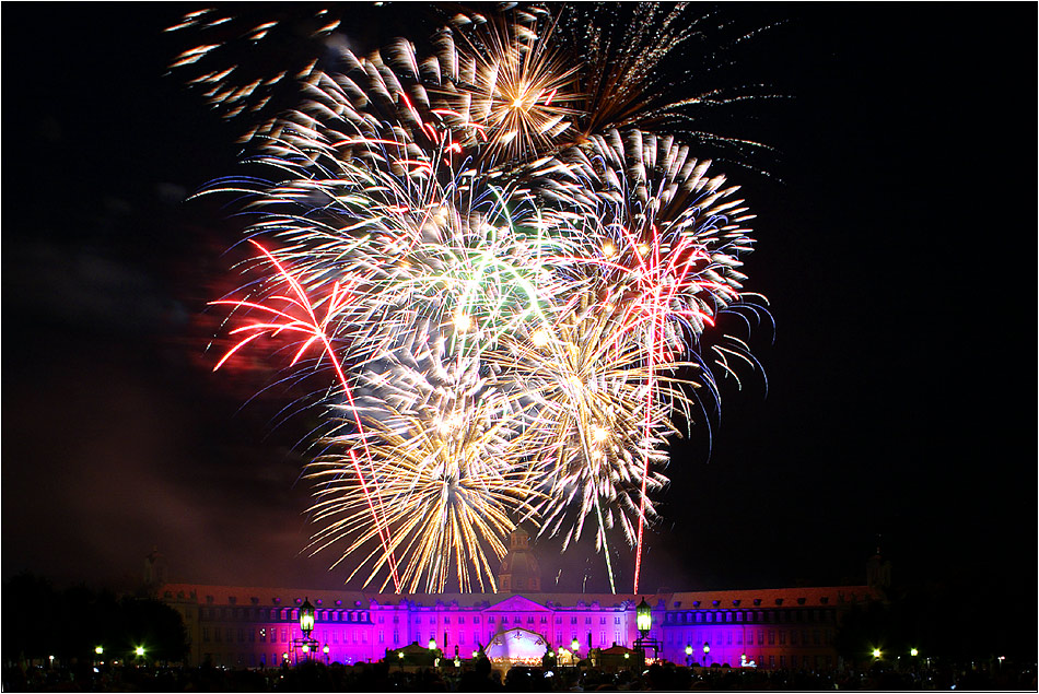 Schloß in Flammen