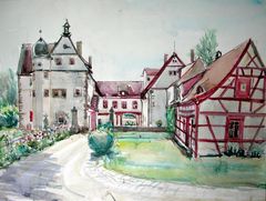 Schloß in Gebsattel - Bayern