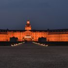 Schloß in Karlsruhe bei Nacht