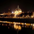 Schloss in Lyon bei Nacht