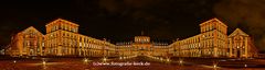 Schloss in Mannheim Panorama im November-2009