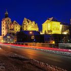 Schloss in Neuburg / Donau bei Nacht