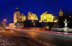 Schloss in Neuburg / Donau bei Nacht