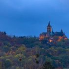 Schloß In WR im Morgenlicht im Herbst