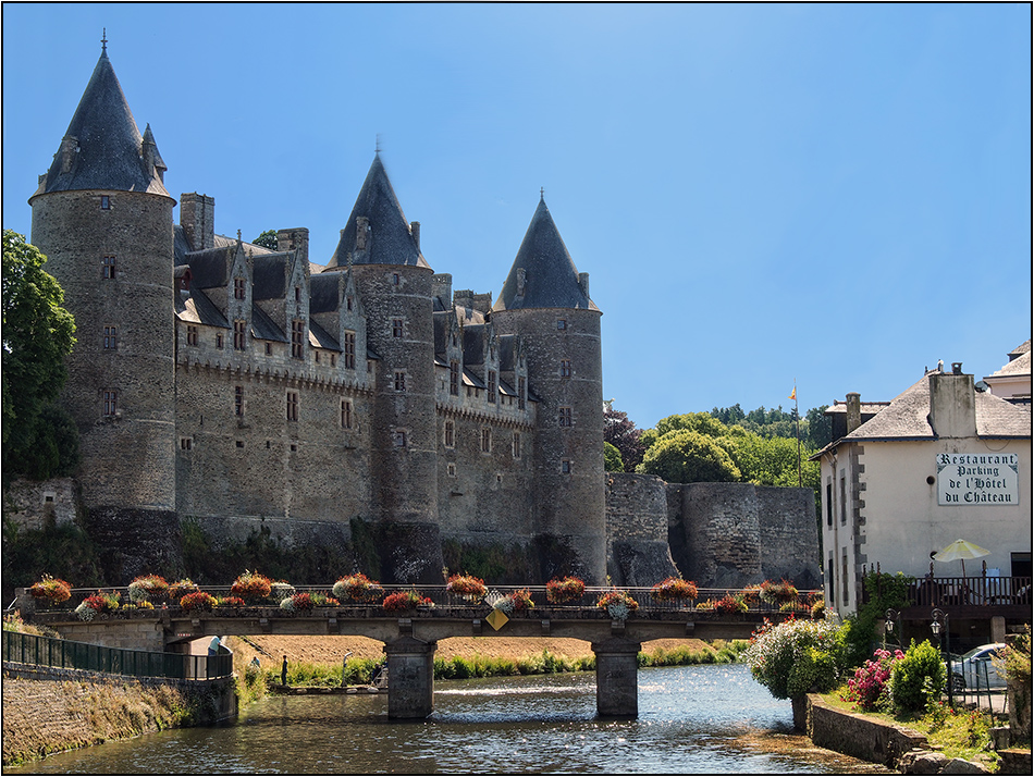 Schloss Josselin, Fluss-Seite