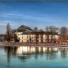 Schloss Kammer , noch ist "Winterruhe" im Hafen....