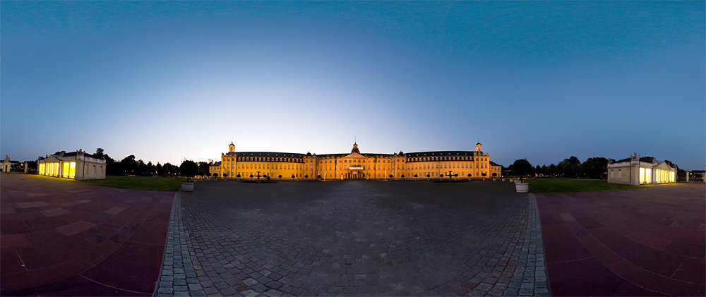 Schloss Karlsruhe Panorama 360 °