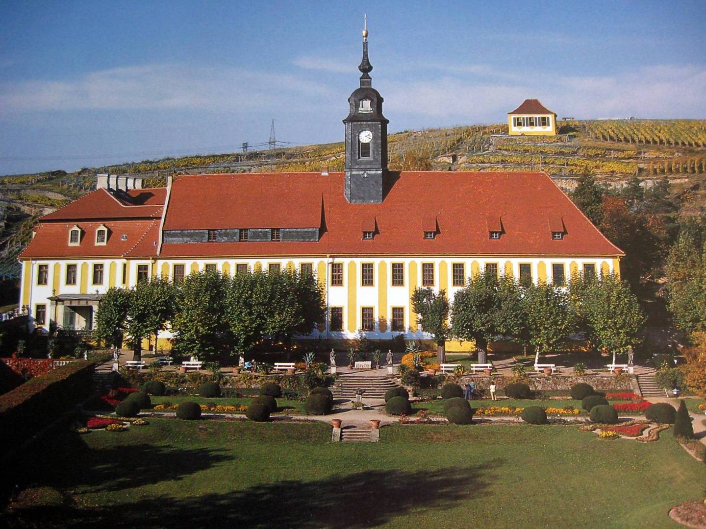 Schloss & Kirche von George Bähr in Diesbar-Seußlitz