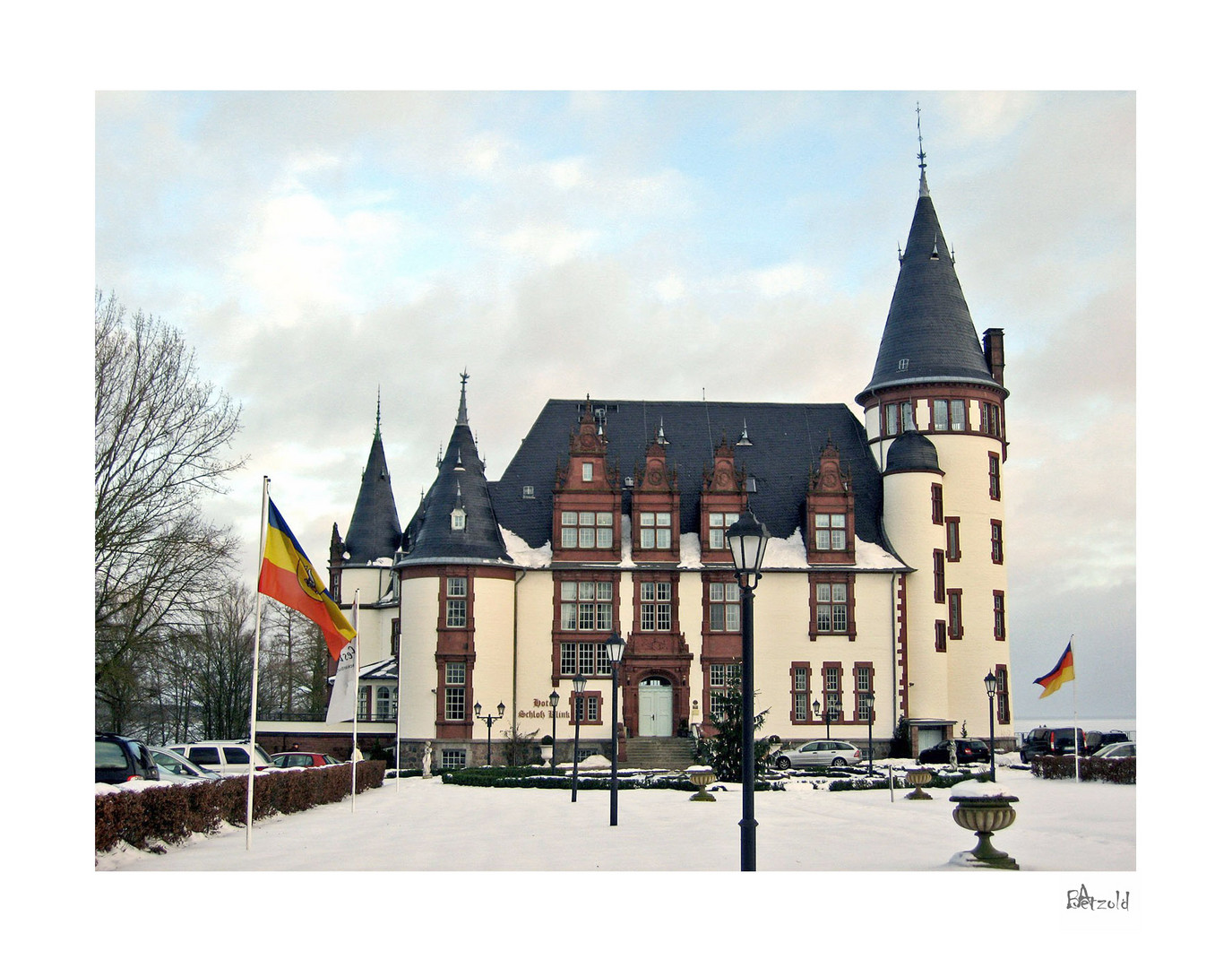 Schloss Klink winterlich